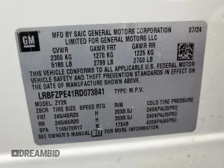 2024 Buick Envision Sport Touring with VIN LRBFZPE41RD073841, listed as a Copart auction lot 45189835 with 7,898 mi miles and Clean Title. Bid and sale history available at carsss.com. Image 13.