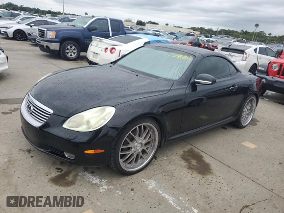2002 Lexus SC with VIN JTHFN48Y720010815, listed as a Copart auction lot 73868954 with Not Provided miles and Non Repairable. Bid and sale history available at carsss.com. Image 1.