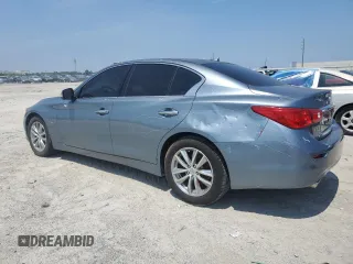 2017 Infiniti Q50 Premium with VIN JN1EV7AR3HM836681, listed as a Copart auction lot 61333735 with 49,857 mi miles and Salvage title. Bid and sale history available at DreamBid. Image 2.
