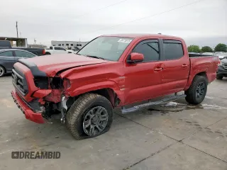 2021 Toyota Tacoma SR with VIN 3TYAX5GN3MT023147, listed as a Copart auction lot 59775275 with 42,418 mi miles and Salvage title. Bid and sale history available at DreamBid. Image 1.