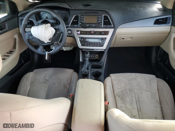 2016 Hyundai Sonata Hybrid SE with VIN KMHE24L16GA024377, listed as a Copart auction lot 44465865 with 0 mi miles and Salvage Title. Bid and sale history available at carsss.com. Image 8.