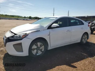 2019 Hyundai Ioniq Blue with VIN KMHC65LC8KU175120, listed as a Copart auction lot 58215155 with 133,535 mi miles and Salvage title. Bid and sale history available at DreamBid. Image 1.