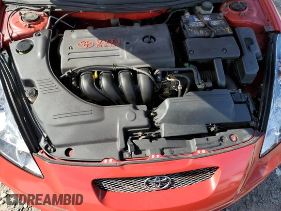 2004 Toyota Celica GT with VIN JTDDR32T240173606, listed as a Copart auction lot 87155554 with 134,844 mi miles and Salvage Title. Bid and sale history available at carsss.com. Image 11.