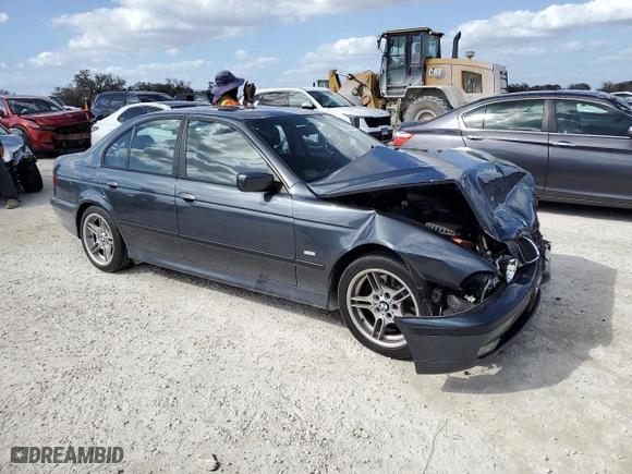 2000 BMW 5 Series 540iA with VIN WBADN6341YGM69313, listed as a Copart auction lot 78801034 with 95,733 mi miles and Salvage Title. Bid and sale history available at carsss.com. Image 4.