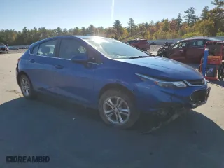 2017 Chevrolet Cruze LT with VIN 3G1BE6SM0HS573801, listed as a Copart auction lot 76269394 with 66,616 mi miles and Salvage Title. Bid and sale history available at carsss.com. Image 4.