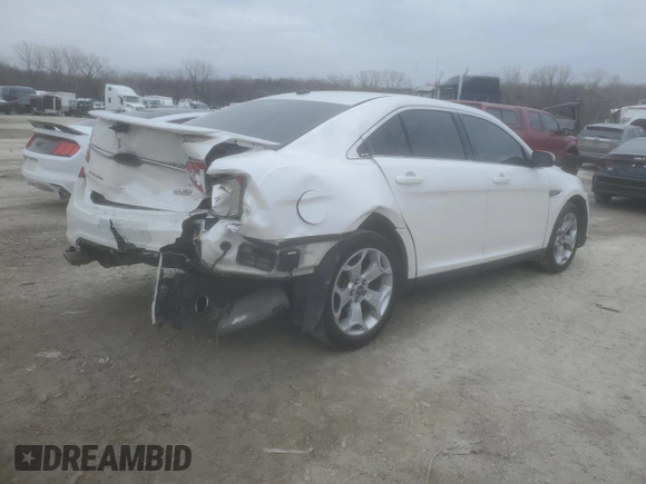 2011 Ford Taurus SHO with VIN 1FAHP2KT7BG185102, listed as a Copart auction lot 49904285 with 192,553 mi miles and Salvage Title. Bid and sale history available at DreamBid. Image 3.