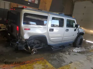 2004 Hummer H2 with VIN 5GRGN23U34H104465, listed as a Copart auction lot 41432055 with 154,346 mi miles and Salvage Title. Bid and sale history available at carsss.com. Image 3.