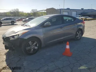 2013 Hyundai Elantra Limited with VIN 5NPDH4AE3DH430190, listed as a Copart auction lot 52144215 with 209,046 mi miles and Salvage Title. Bid and sale history available at carsss.com. Image 1.