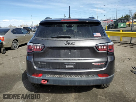 2019 Jeep Compass Trailhawk with VIN 3C4NJDDB2KT799842, listed as a Copart auction lot 50092085 with 86,114 mi miles and Salvage Title. Bid and sale history available at carsss.com. Image 6.