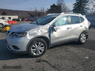 2016 Nissan Rogue SV with VIN KNMAT2MV0GP677984, listed as a Copart auction lot 50931935 with 0 mi miles and Salvage Title. Bid and sale history available at carsss.com. Image 1.