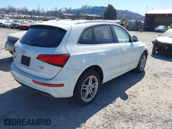 2014 Audi Q5 Premium Plus with VIN WA1DGAFP9EA069322, listed as a IAAI auction lot 41667905 with 110,743 mi miles and . Bid and sale history available at DreamBid. Image 4.