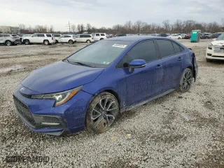 2020 Toyota Corolla SE with VIN 5YFS4RCEXLP023174, listed as a Copart auction lot 46680025 with 54,776 mi miles and Salvage Title. Bid and sale history available at carsss.com. Image 1.