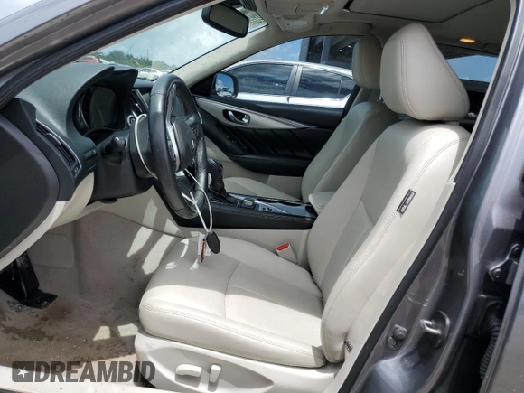 2019 Infiniti Q50 Luxe with VIN JN1EV7AP8KM543039, listed as a Copart auction lot 61196104 with 68,084 mi miles and Non repairable. Bid and sale history available at DreamBid. Image 7.