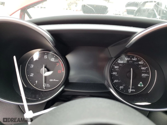 2017 Alfa Romeo Giulia Quadrifoglio with VIN ZARFAEAV3H7551398, listed as a Copart auction lot 48368874 with 0 mi miles and Salvage Title. Bid and sale history available at carsss.com. Image 9.