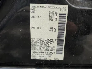 2021 Nissan Altima SV with VIN 1N4BL4DV3MN316925, listed as a Copart auction lot 43255025 with 71,476 mi miles and Salvage Title. Bid and sale history available at carsss.com. Image 12.
