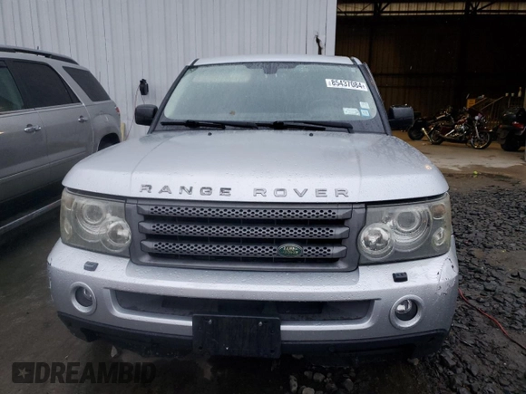 2009 Land Rover Range Rover Sport HSE with VIN SALSF254X9A196401, listed as a Copart auction lot 85437084 with 147,036 mi miles and Salvage Title. Bid and sale history available at carsss.com. Image 5.