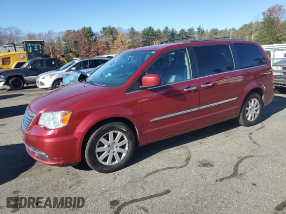 2016 Chrysler Town & Country Touring with VIN 2C4RC1BG2GR111972, listed as a Copart auction lot 80523574 with 162,655 mi miles and Salvage Title. Bid and sale history available at carsss.com. Image 1.