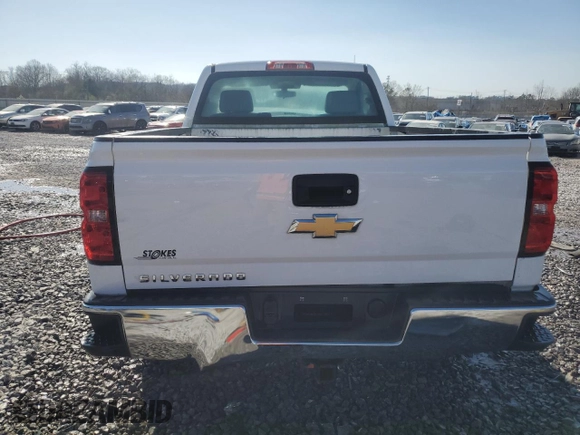 2016 Chevrolet Silverado 1500 Work Truck with VIN 1GCNCNEHXGZ212760, listed as a Copart auction lot 48742255 with 0 mi miles and Salvage Title. Bid and sale history available at carsss.com. Image 6.