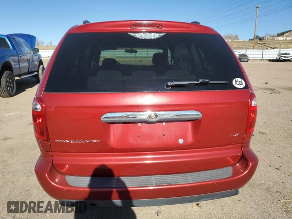 2006 Chrysler Town & Country LWB LX with VIN 2A4GP44R36R846870, listed as a Copart auction lot 83222894 with 98,379 mi miles and Clean Title. Bid and sale history available at carsss.com. Image 6.
