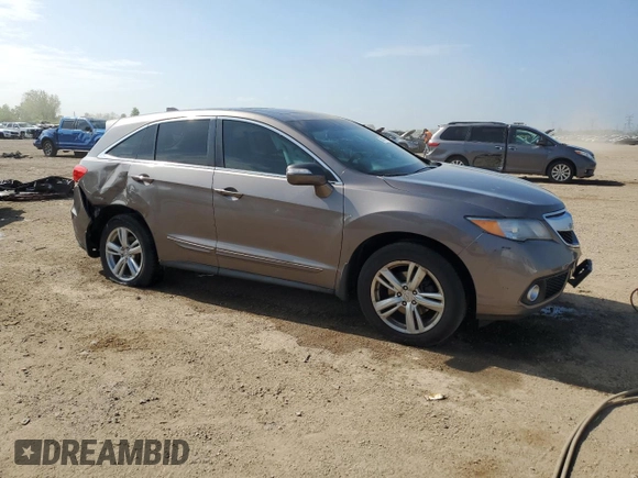 2013 Acura RDX Technology with VIN 5J8TB4H51DL002666, listed as a Copart auction lot 56674315 with 180,586 mi miles and Salvage title. Bid and sale history available at DreamBid. Image 4.