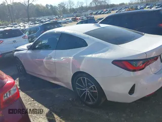 2021 BMW 4 Series 430i with VIN WBA53AP06MCG36919, listed as a IAAI auction lot 41863554 with 33,556 mi miles and . Bid and sale history available at DreamBid. Image 14.