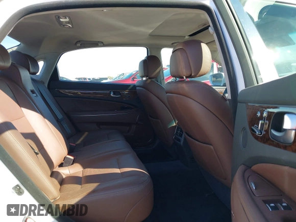 2014 Hyundai Equus Ultimate с VIN KMHGH4JHXEU089655, выставлен на аукционе IAAI как лот 41610773 с пробегом Не указан миль и . История ставок и продаж доступна на DreamBid. Изображение 8.