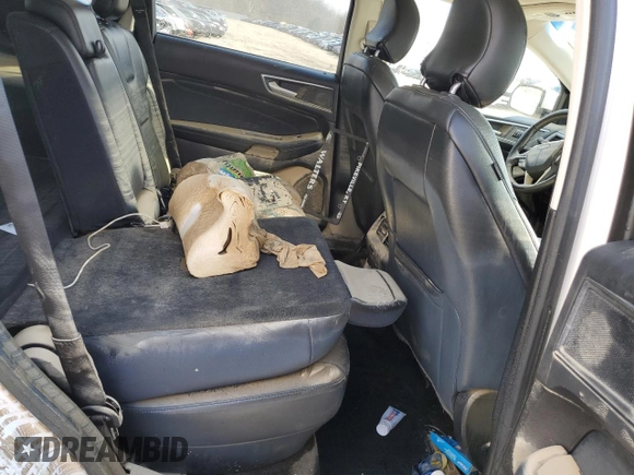 2017 Ford Edge Titanium with VIN 2FMPK4K81HBC42823, listed as a Copart auction lot 45937205 with 0 mi miles and Salvage Title. Bid and sale history available at carsss.com. Image 11.