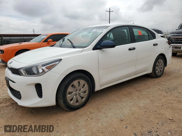 2018 Kia Rio S with VIN 3KPA24AB3JE081333, listed as a Copart auction lot 70249344 with 19,238 mi miles and Salvage Title. Bid and sale history available at carsss.com. Image 1.