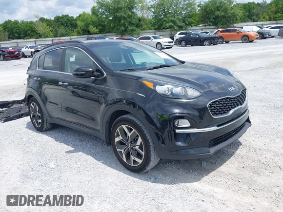 2022 Kia Sportage EX with VIN KNDPN3AC6N7007642, listed as a IAAI auction lot 42151902 with 39,411 mi miles and . Bid and sale history available at DreamBid. Image 1.