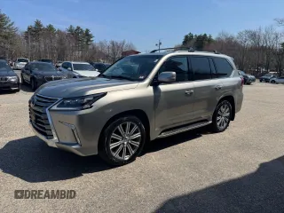 2017 Lexus LX 570 z VIN JTJHY7AX7H4244407, wystawiony jako Copart lot #56943755 z przebiegiem 105 207 mil mil oraz Czysty tytuł • Clean title. Historia ofert i sprzedaży dostępna na DreamBid. Obrazek 2.