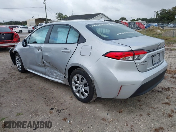 2024 Toyota Corolla LE with VIN 5YFB4MDE7RP150362, listed as a IAAI auction lot 41117747 with 4,946 mi miles. Bid and sale history available at carsss.com. Image 3.