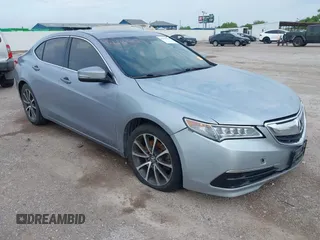 2015 Acura TLX V6 with VIN 19UUB2F32FA021137, listed as a IAAI auction lot 42733315 with 113,486 mi miles and . Bid and sale history available at DreamBid. Image 1.