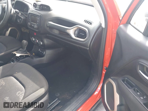 2017 Jeep Renegade Sport with VIN ZACCJAAB6HPF88556, listed as a IAAI auction lot 42687364 with 87,120 mi miles and . Bid and sale history available at DreamBid. Image 5.