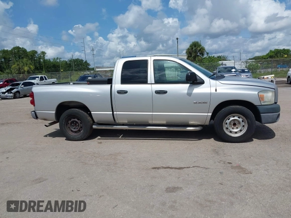 2008 Dodge 1500 SLT with VIN 1D7HA18N58S637333, listed as a IAAI auction lot 42468305 with 269,736 mi miles and . Bid and sale history available at DreamBid. Image 13.