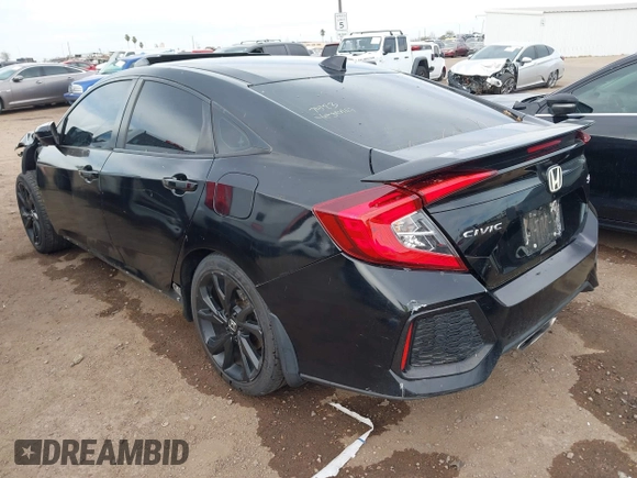 2017 Honda Civic Sedan Si with VIN 2HGFC1E53HH700373, listed as a IAAI auction lot 41688022 with 120,641 mi miles. Bid and sale history available at carsss.com. Image 3.