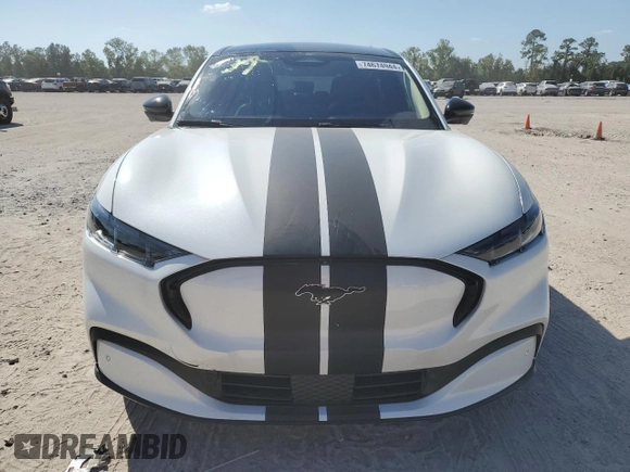 2024 Ford Mustang Mach-E Premium with VIN 3FMTK3R49RMA01586, listed as a Copart auction lot 74674944 with 3,055 mi miles and Salvage Title. Bid and sale history available at DreamBid. Image 5.