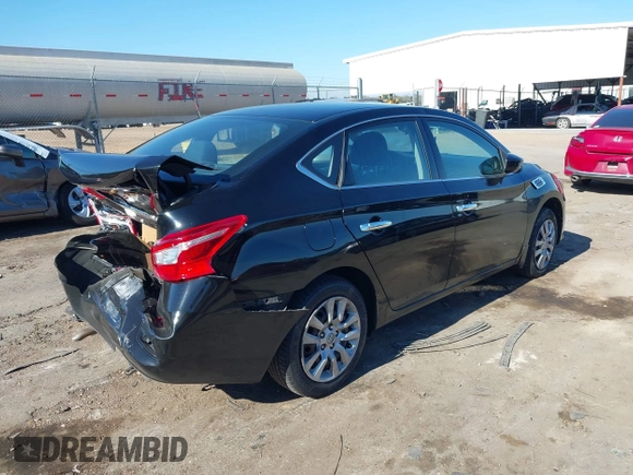 2019 Nissan Sentra S with VIN 3N1AB7AP7KY210335, listed as a IAAI auction lot 41177615 with 89,778 mi miles. Bid and sale history available at carsss.com. Image 4.