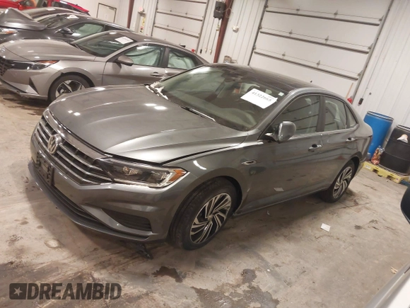 2021 Volkswagen Jetta SEL with VIN 3VWE57BU9MM086571, listed as a IAAI auction lot 41322665 with 33,584 mi miles and . Bid and sale history available at DreamBid. Image 17.
