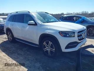 2021 Mercedes-Benz GLS with VIN 4JGFF5KE4MA428566, listed as a IAAI auction lot 41562026 with 35,805 mi miles. Bid and sale history available at carsss.com. Image 1.