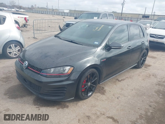 2015 Volkswagen Golf GTI Autobahn w/Performance Pkg with VIN 3VW447AU4FM075027, listed as a IAAI auction lot 41494514 with 103,038 mi miles. Bid and sale history available at carsss.com. Image 18.
