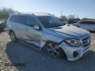 2017 Mercedes-Benz GLS 450 with VIN 4JGDF6EE4HA870245, listed as a Copart auction lot 49975565 with 100,694 mi miles and Salvage Title. Bid and sale history available at DreamBid. Image 4.