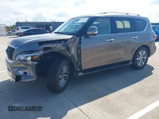 2015 Infiniti QX80 z VIN JN8AZ2NC8F9370971, wystawiony jako IAAI lot #40405096 z przebiegiem 71 990 mil mil oraz . Historia ofert i sprzedaży dostępna na DreamBid. Obrazek 2.