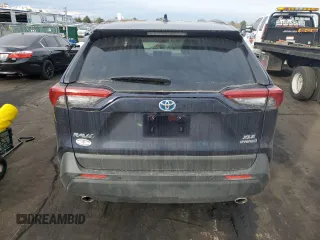 2024 Toyota RAV4 Hybrid XLE Premium with VIN JTMB6RFV4RD137902, listed as a Copart auction lot 86013364 with 9,330 mi miles and Salvage Title. Bid and sale history available at DreamBid. Image 6.