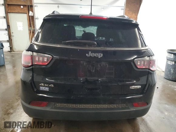 2018 Jeep Compass Altitude with VIN 3C4NJDBBXJT131563, listed as a Copart auction lot 53225344 with 85,060 mi miles and Salvage Title. Bid and sale history available at carsss.com. Image 6.