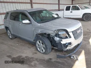 2017 GMC Terrain SLE with VIN 2GKALMEK6H6352908, listed as a IAAI auction lot 41903105 with 100,402 mi miles. Bid and sale history available at carsss.com. Image 1.