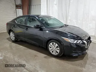 2020 Nissan Sentra S with VIN 3N1AB8BV7LY232520, listed as a Copart auction lot 49488435 with 47,225 mi miles and Salvage Title. Bid and sale history available at carsss.com. Image 4.