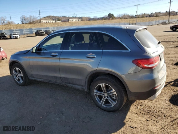 2016 Mercedes-Benz GLC with VIN WDC0G4KB9GF059759, listed as a Copart auction lot 46362415 with 25,487 mi miles and Salvage Title. Bid and sale history available at carsss.com. Image 2.