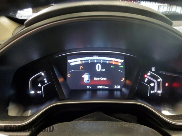 2018 Honda CR-V Touring with VIN 5J6RW2H92JL035850, listed as a Copart auction lot 62486175 with 74,612 mi miles and Salvage title. Bid and sale history available at DreamBid. Image 9.