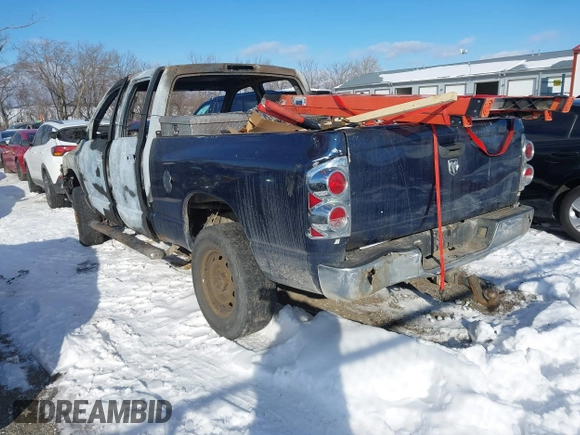 2007 Dodge Ram 2500 SLT with VIN 1D7KS28D47J502011, listed as a IAAI auction lot 41331381 with 1 mi miles. Bid and sale history available at carsss.com. Image 3.