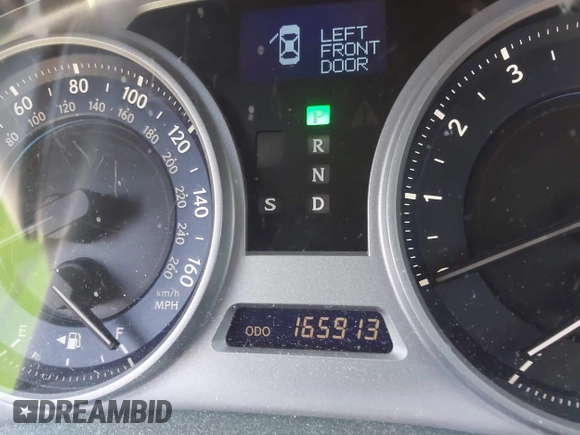 2007 Lexus IS 250 with VIN JTHBK262772051192, listed as a IAAI auction lot 42593448 with 165,913 mi miles and . Bid and sale history available at DreamBid. Image 7.